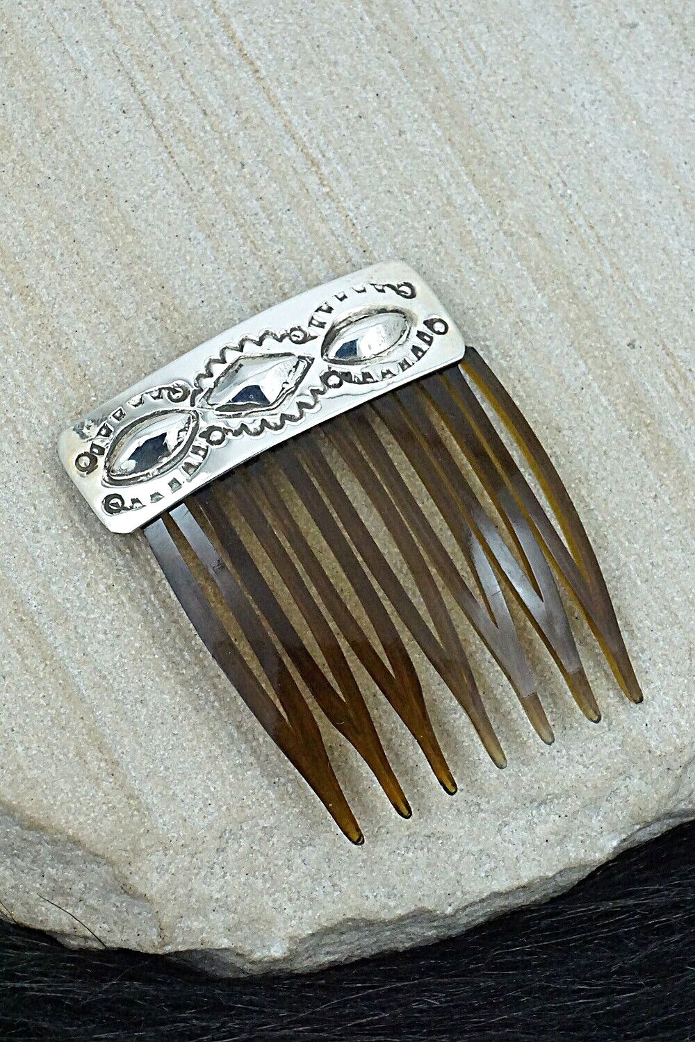 Sterling Silver Hair Combs - Jennie Blackgoat