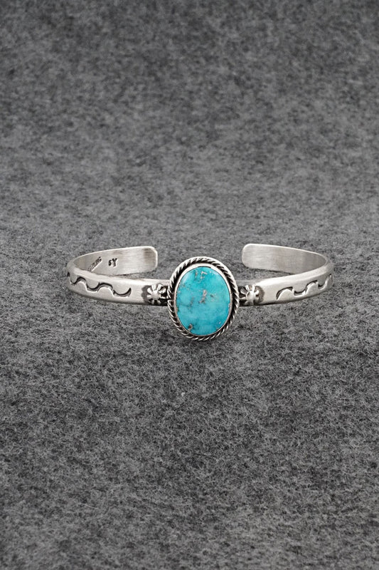 Turquoise & Sterling Silver Bracelet - Samuel Yellowhair
