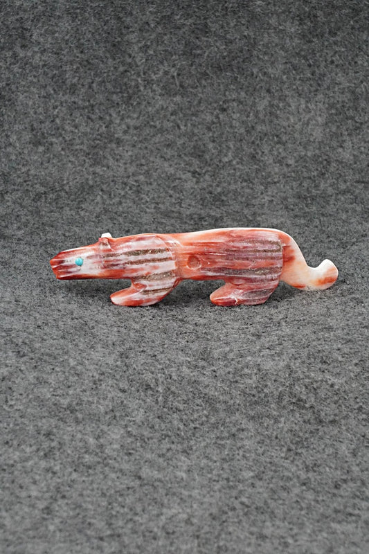 Mountain Lion Zuni Fetish Carving - Ronnie Lunasee