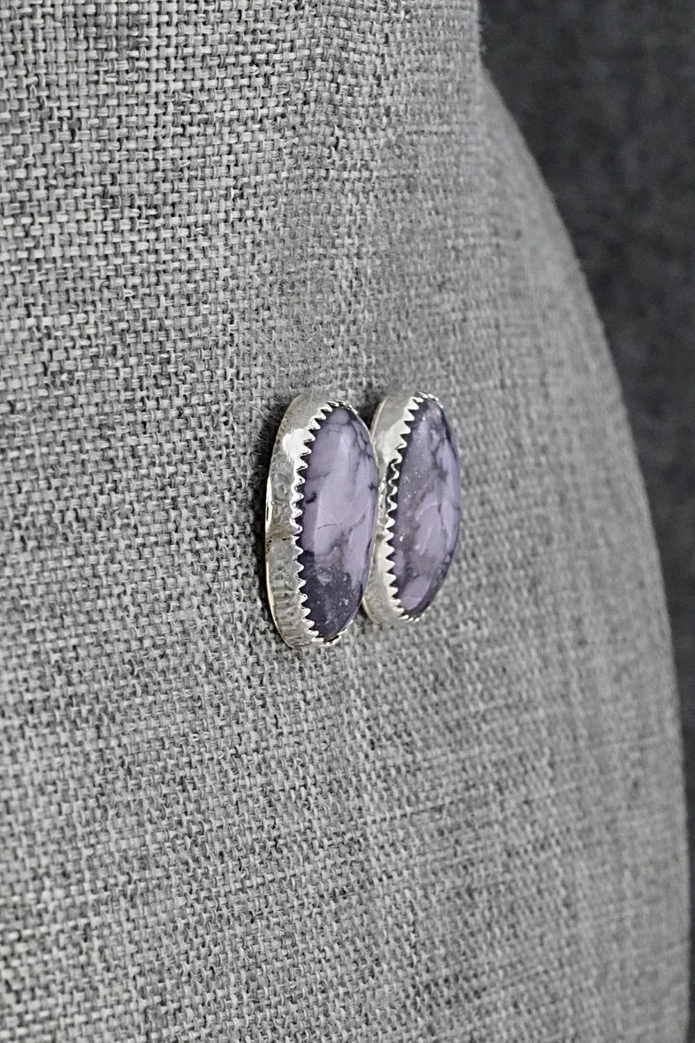 Morado & Sterling Silver Earrings - Murray Hannaweeka