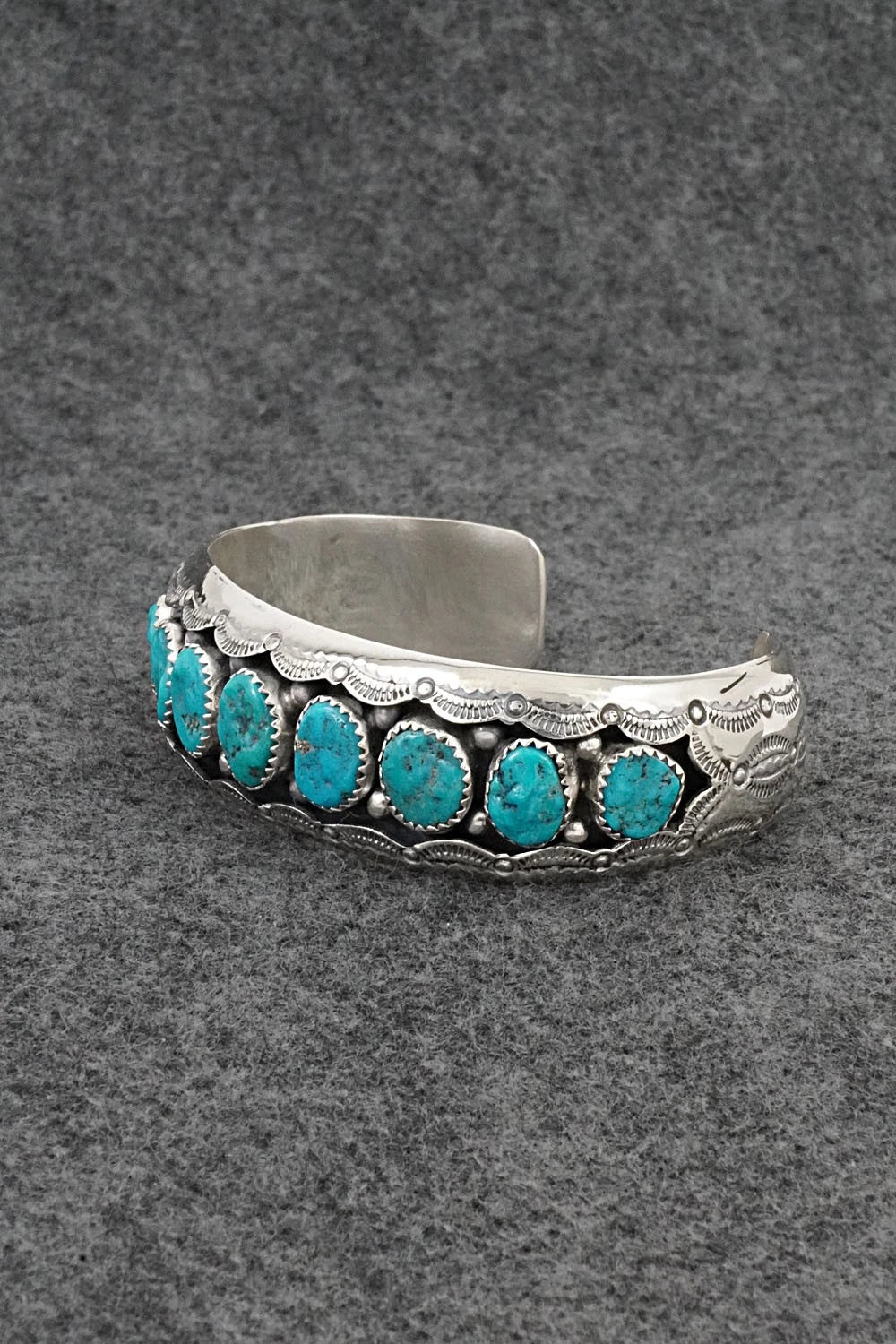 Turquoise & Sterling Silver Bracelet - Wilbert Muskett Sr.