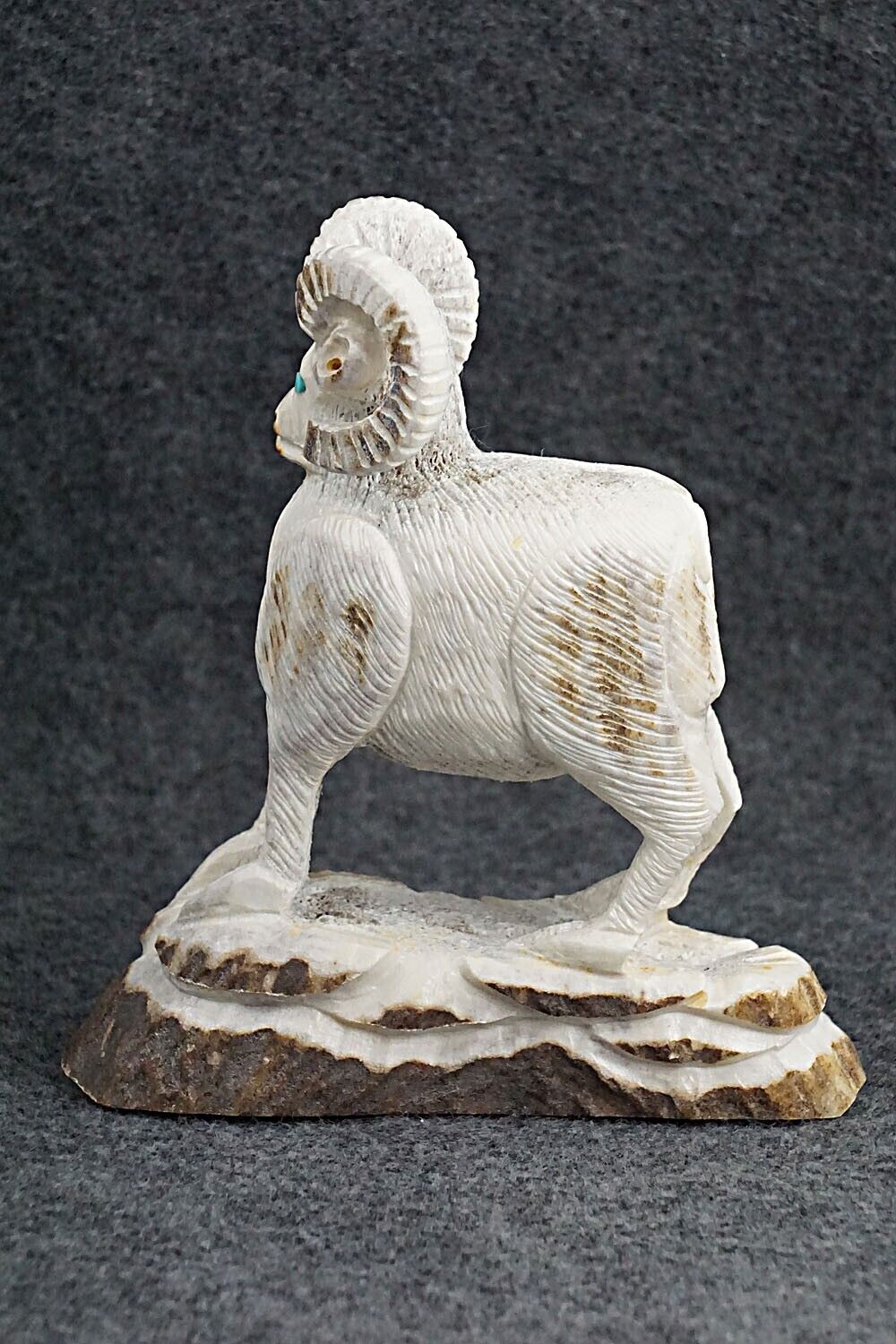 Ram Zuni Fetish Carving - Garrick Weeka