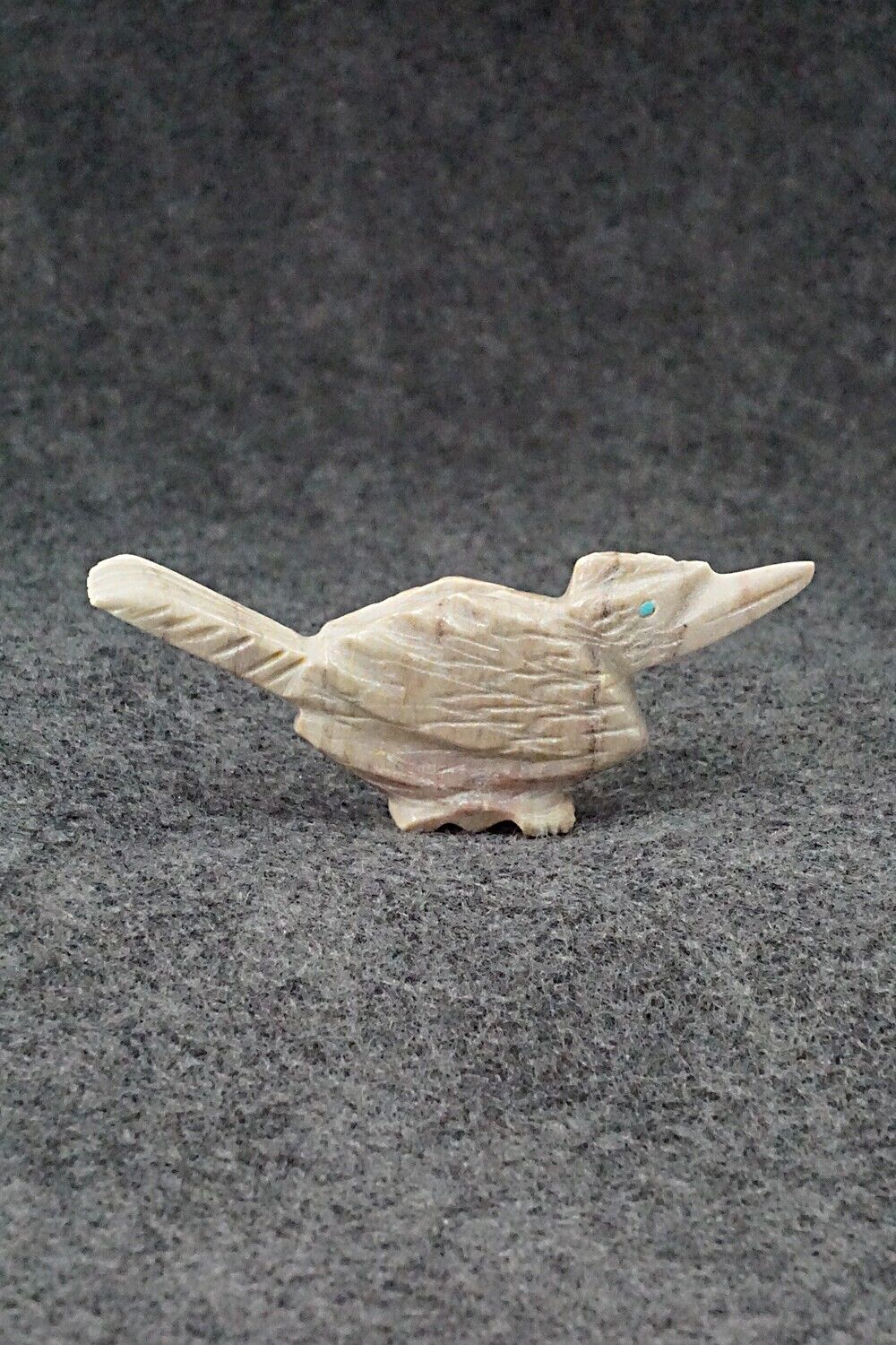 Roadrunner Zuni Fetish Carving - Tony Mackel