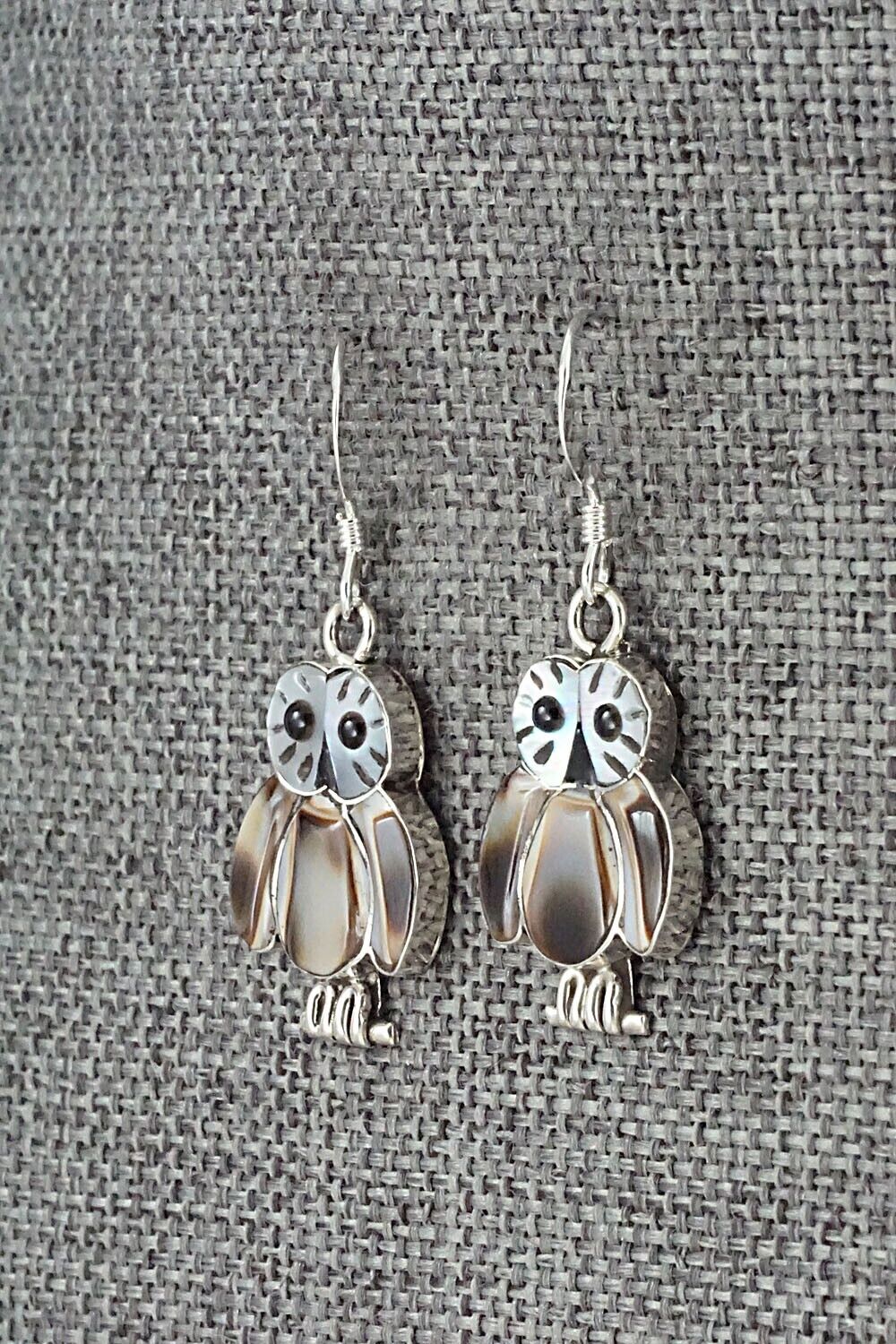 Multi Stone & Sterling Silver Earrings - Reginda Kallestewa