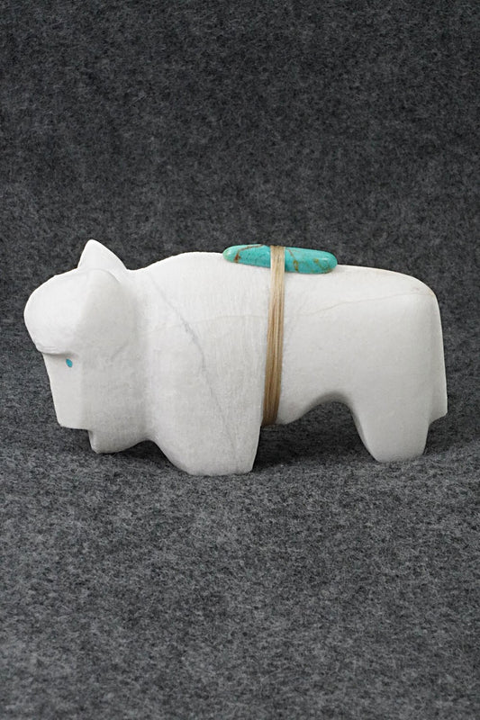 Buffalo Zuni Fetish Carving - Herbert Halate