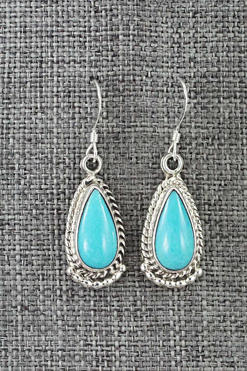 Turquoise and Sterling Silver Earrings - Sharon McCarthy