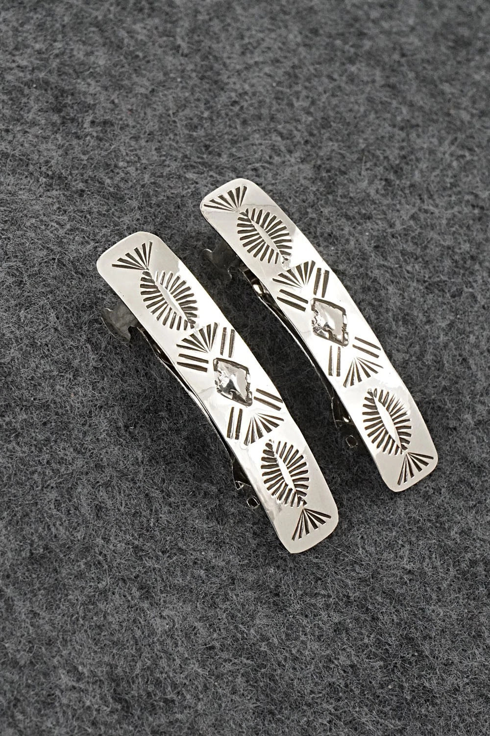 Sterling Silver Barrettes - Bertha Begay