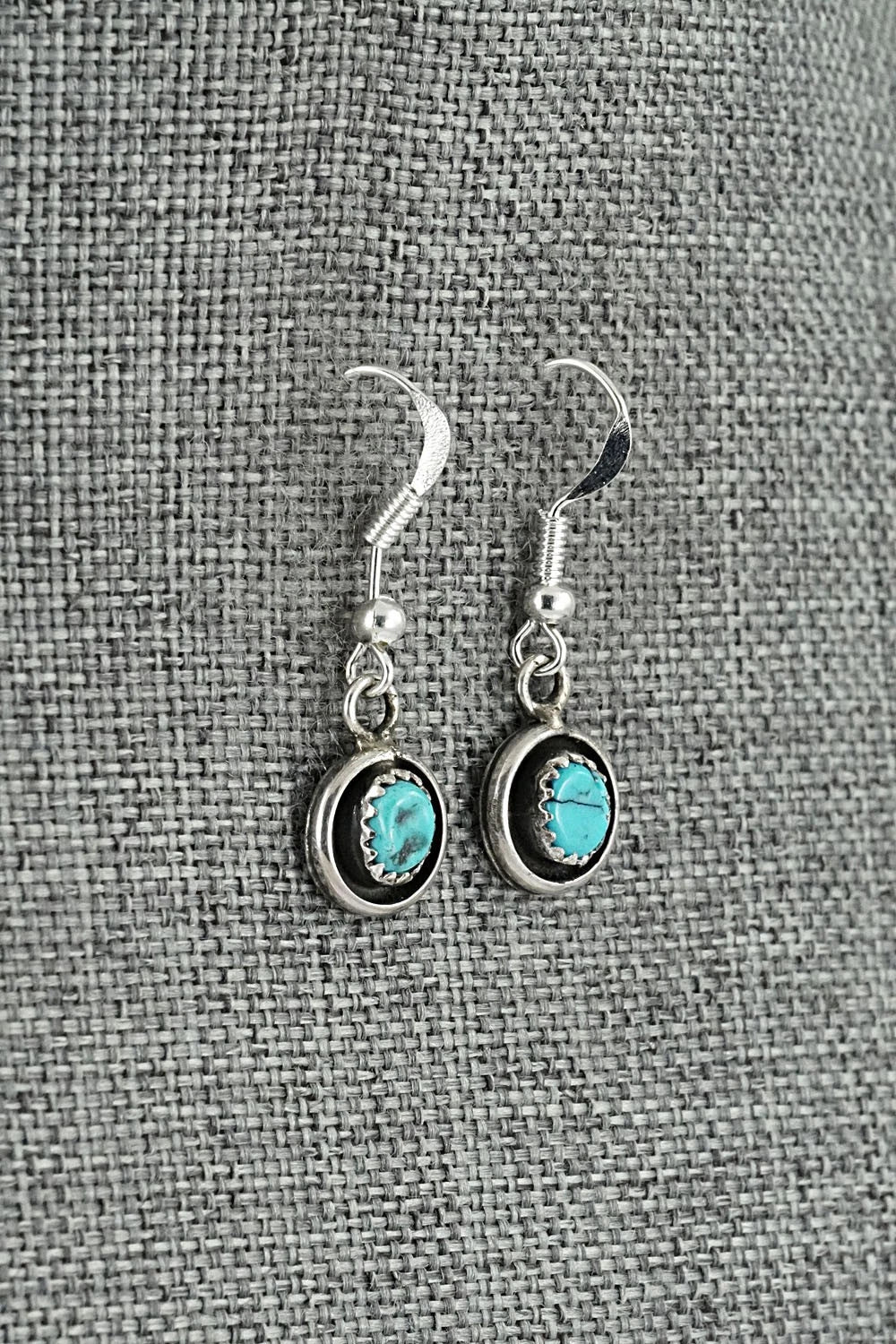 Turquoise & Sterling Silver Squash Blossom Set - Phil Garcia