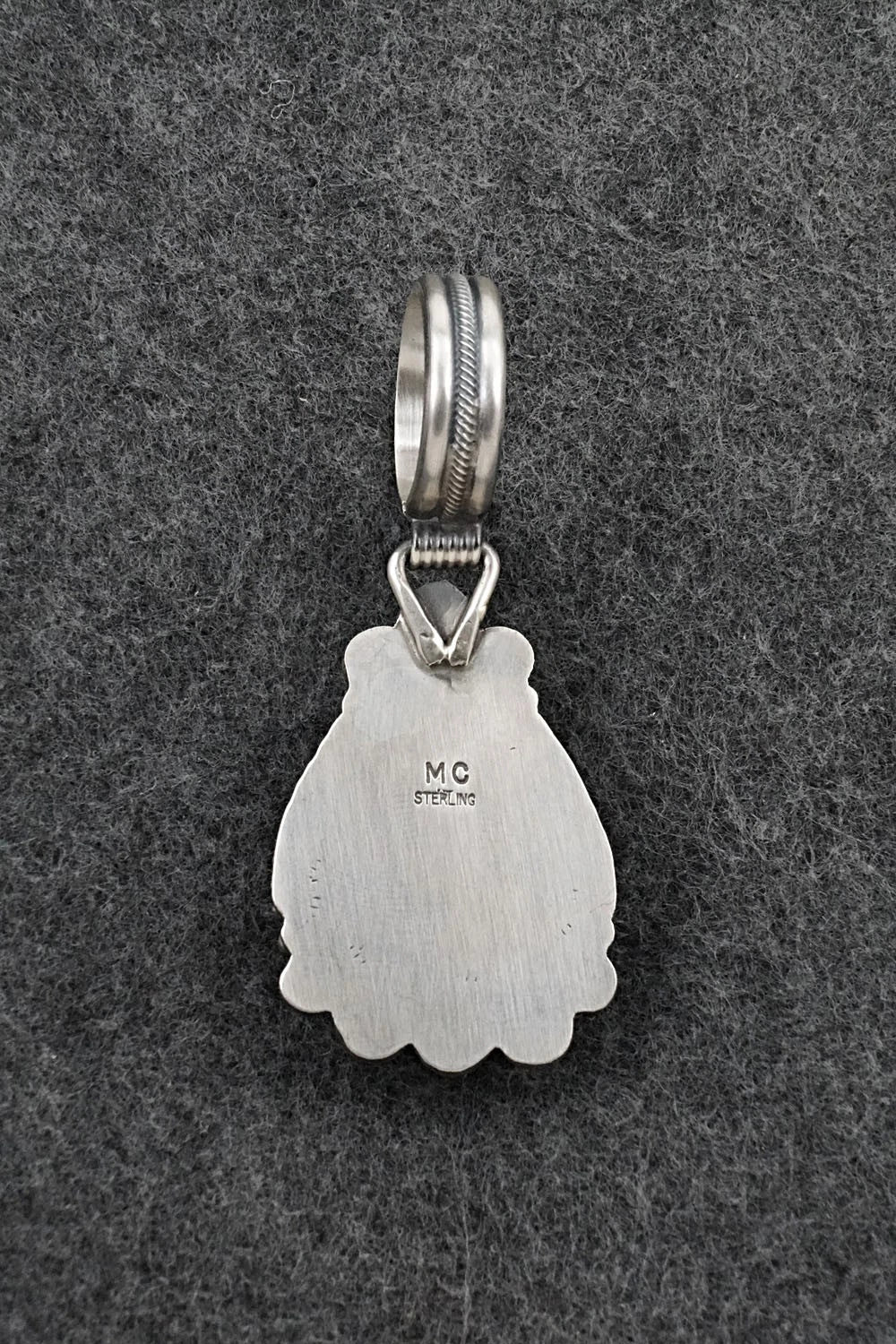 Turquoise & Sterling Silver Pendant - Michael Calladitto