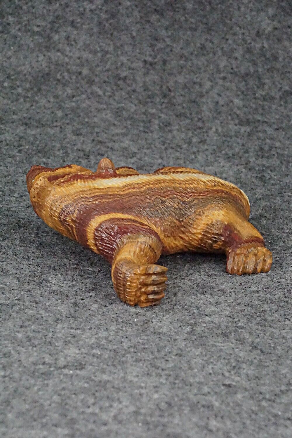 Badger Zuni Fetish Carving - Travis Lasiloo