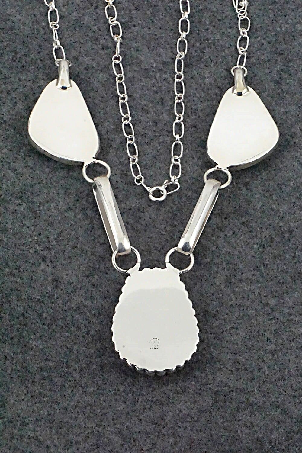 White Buffalo & Sterling Silver Necklace - Mike Smith