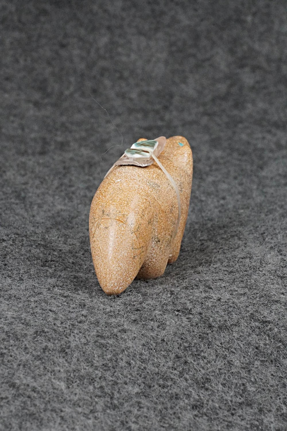 Wolf Zuni Fetish Carving - Delvin Leekya