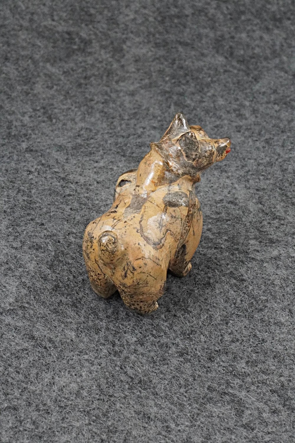 Dog Zuni Fetish Carving - Freddie Leekya