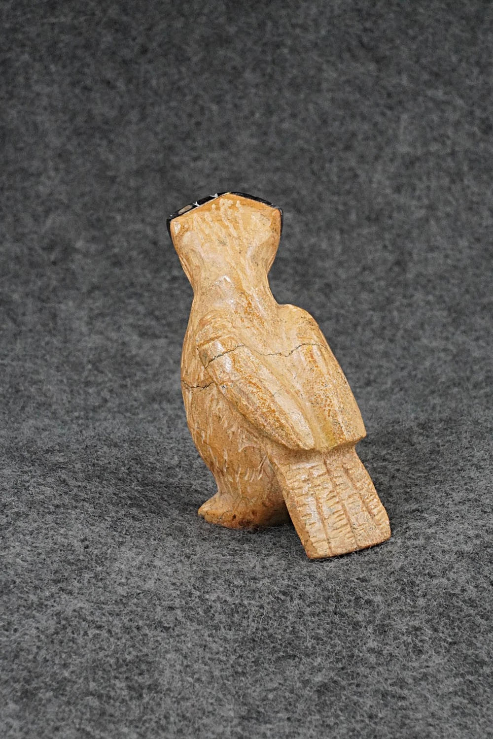 Owl Zuni Fetish Carving - Freddie Leekya