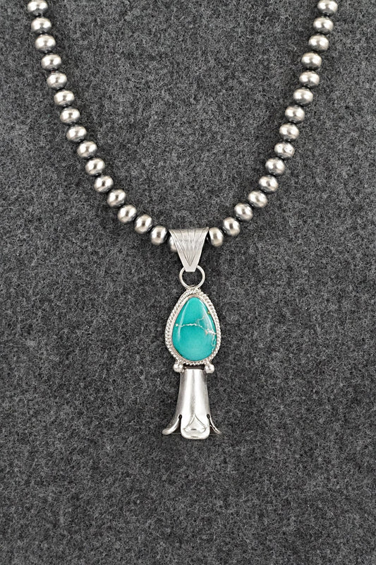 Turquoise & Sterling Silver Necklace - Samuel Yellowhair