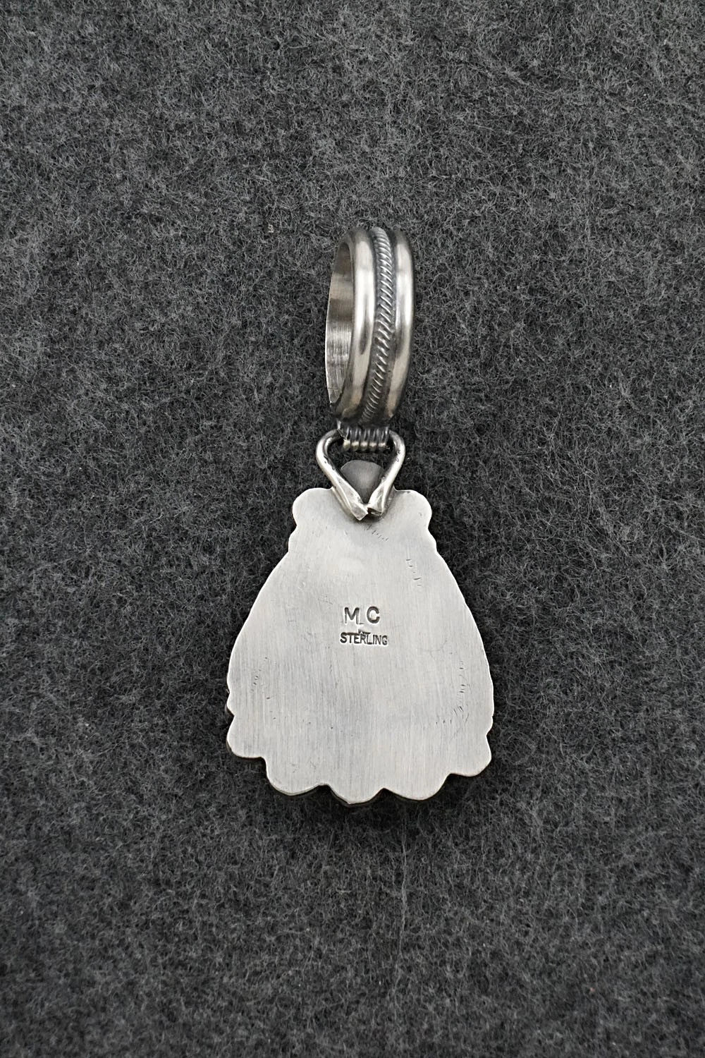 Turquoise & Sterling Silver Pendant - Michael Calladitto