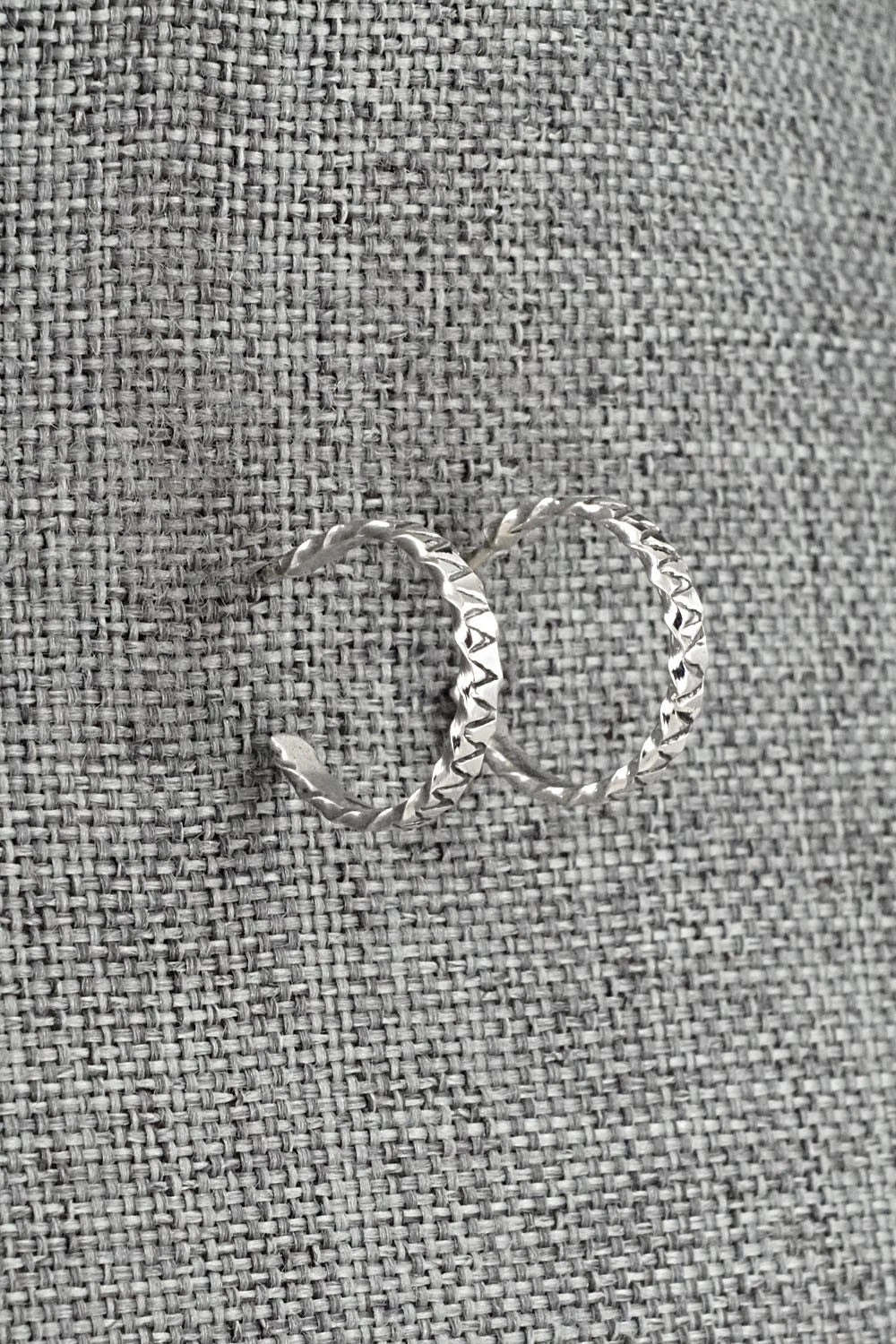 Sterling Silver Hoop Earrings - Elaine Tahe