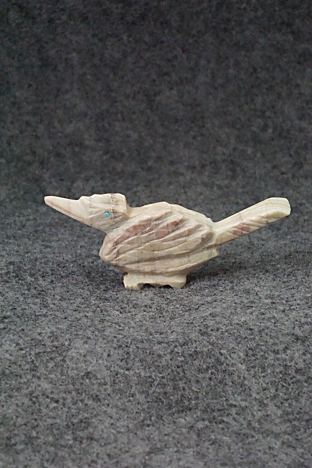 Roadrunner Zuni Fetish Carving - Tony Mackel