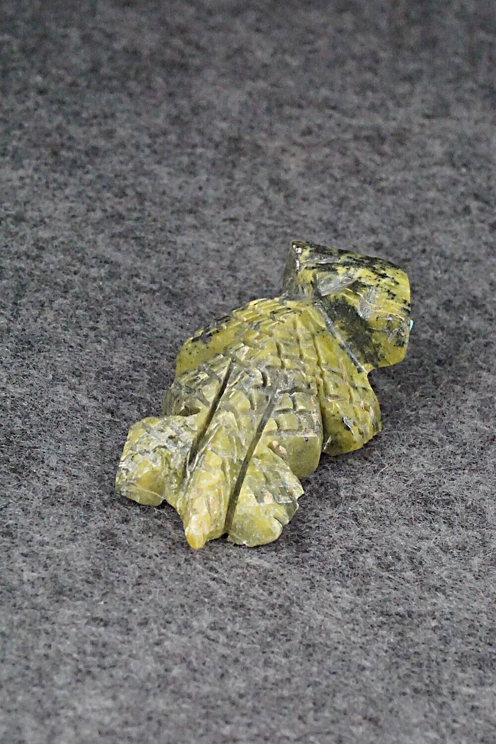 Horned Toad Zuni Fetish Carving - Carl Etsate