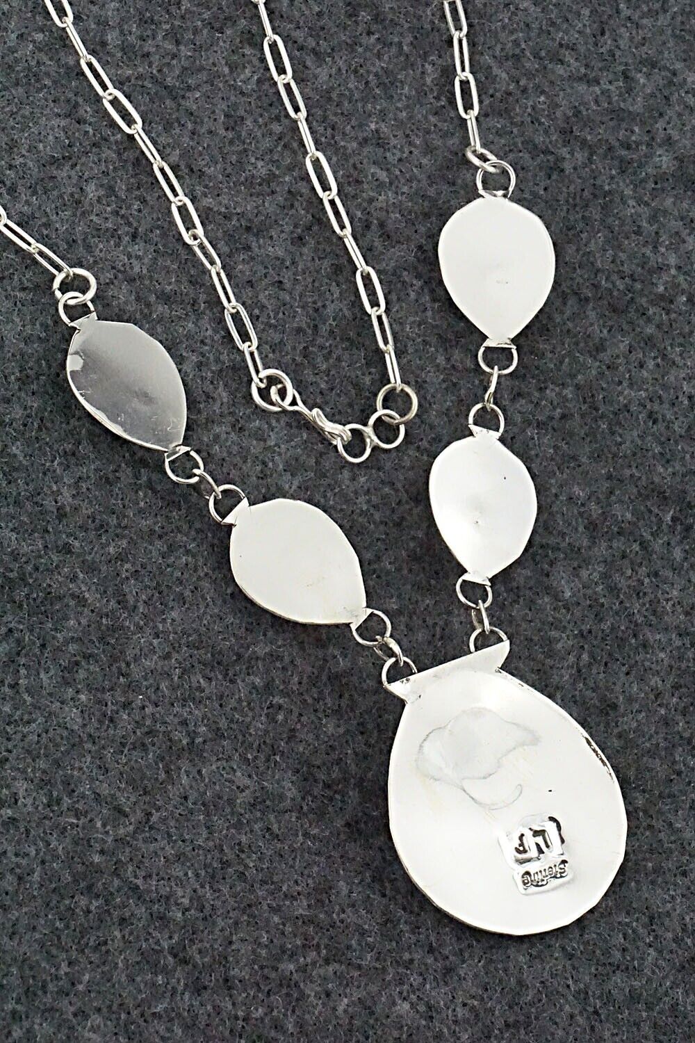 Turquoise & Sterling Silver Necklace - Leroy Parker