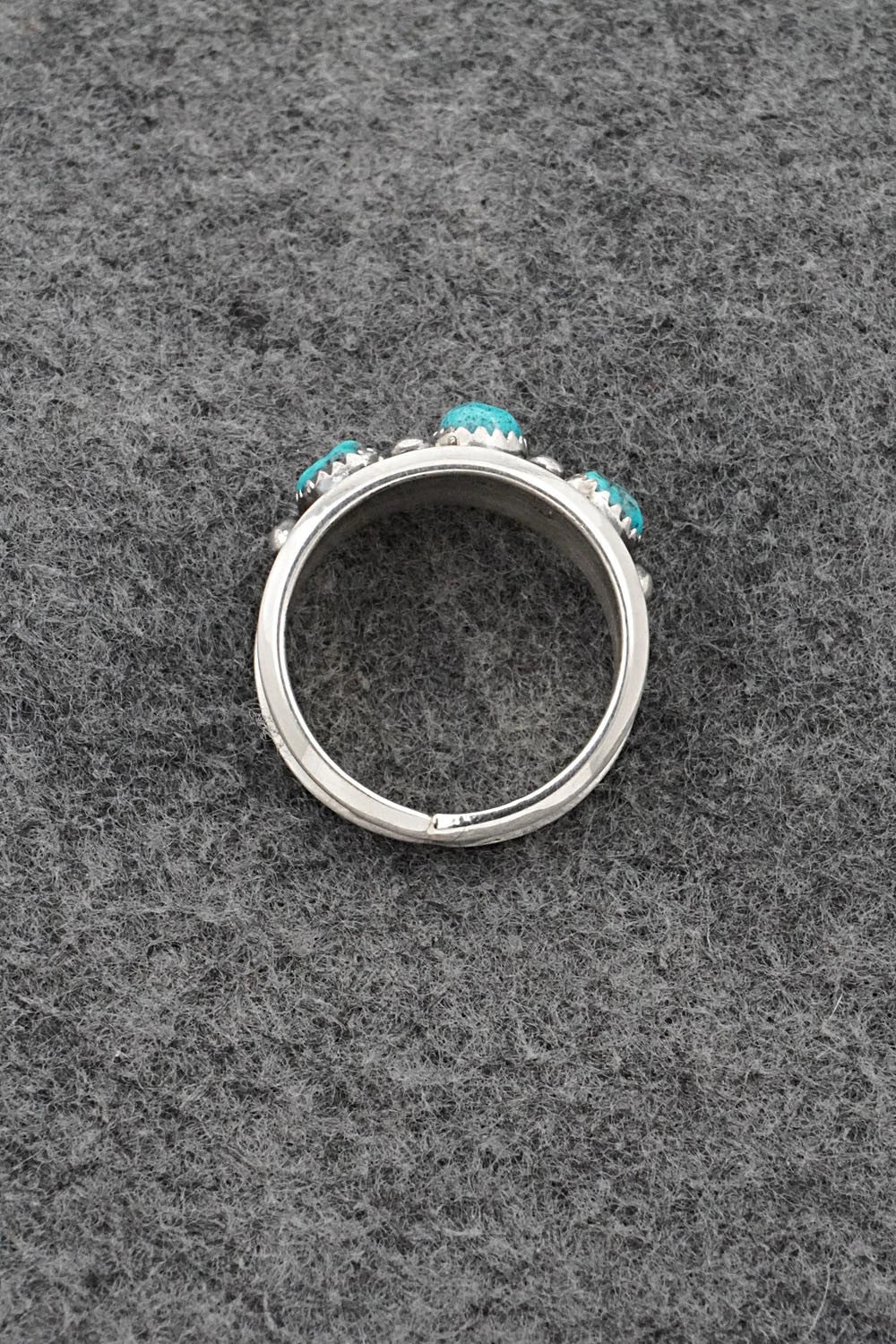 Turquoise & Sterling Silver Ring - Paul Largo - Size 10