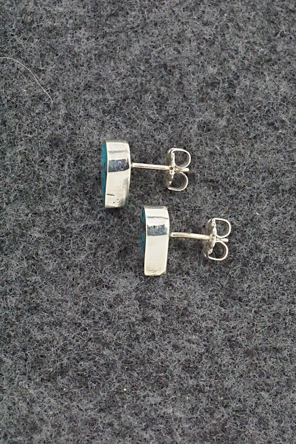 Turquoise & Sterling Silver Earrings - Lynelle Johnson