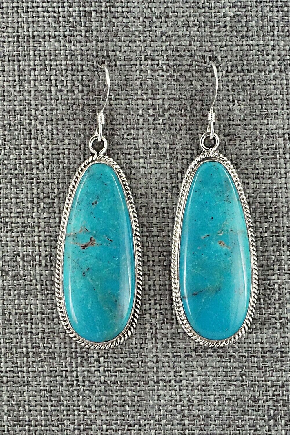 Turquoise and Sterling Silver Earrings - Sharon McCarthy