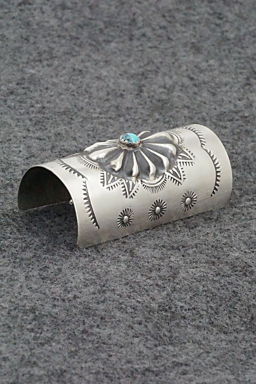 Turquoise & Sterling Silver Hair Pin - Arlene Soce
