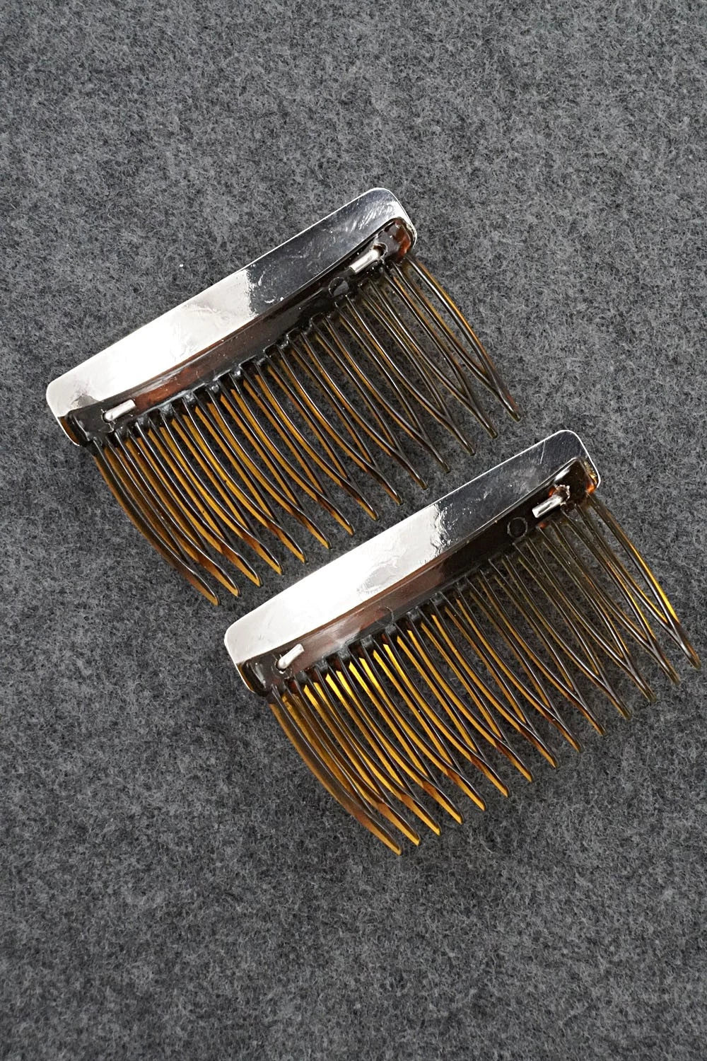 Turquoise & Sterling Silver Hair Combs - Jolene Begay