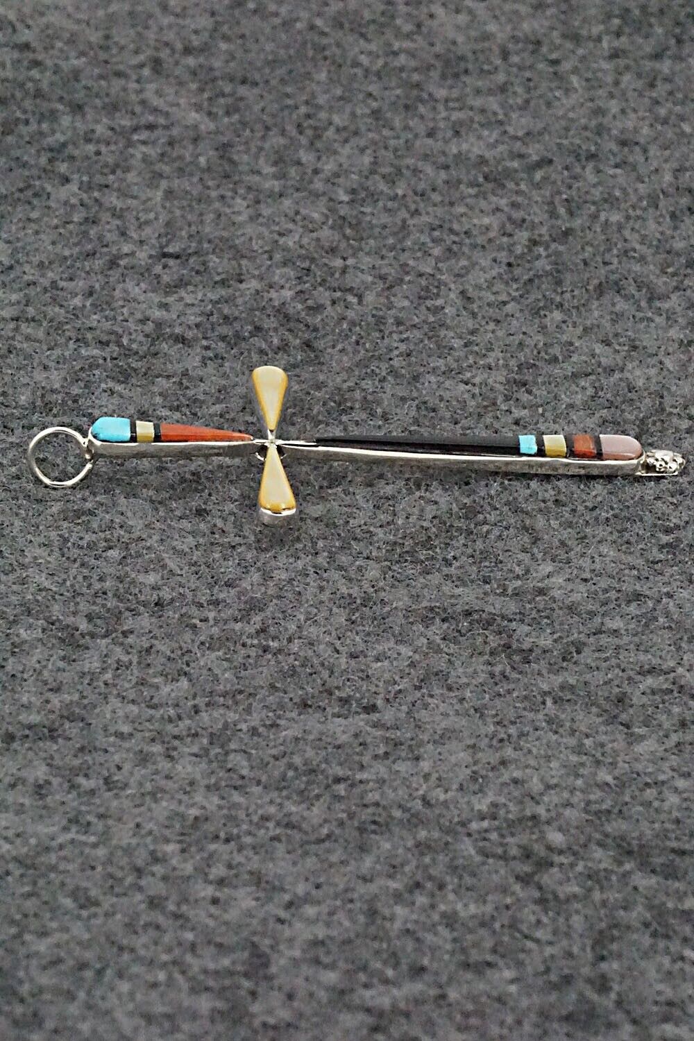 Multi-Stone & Sterling Silver Pendant - Sylvester Noche
