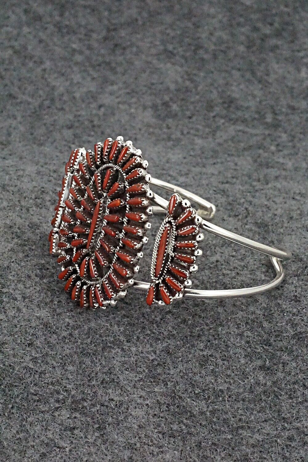 Coral & Sterling Silver Bracelet - Judy Wallace