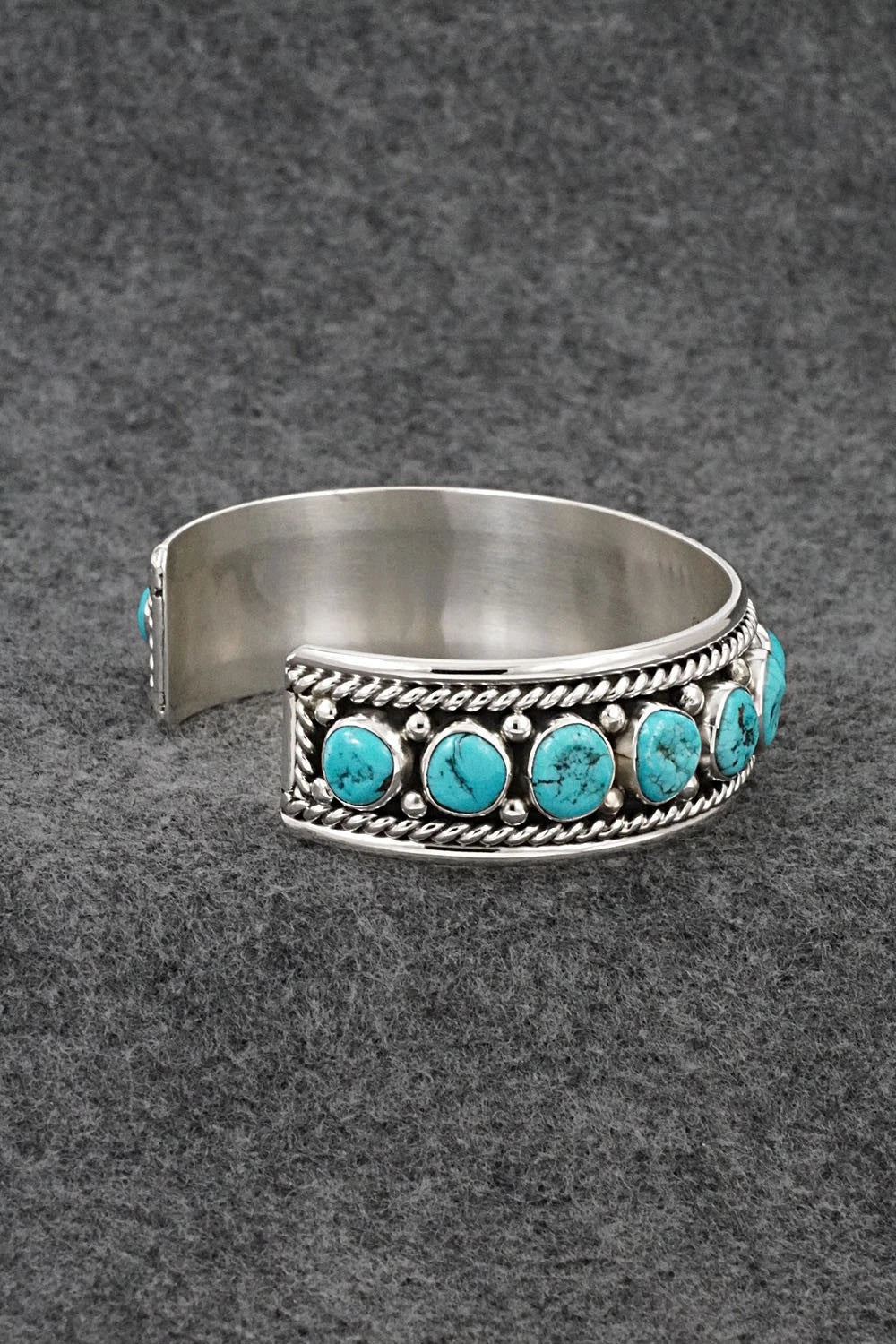 Turquoise & Sterling Silver Bracelet - Chester Charley