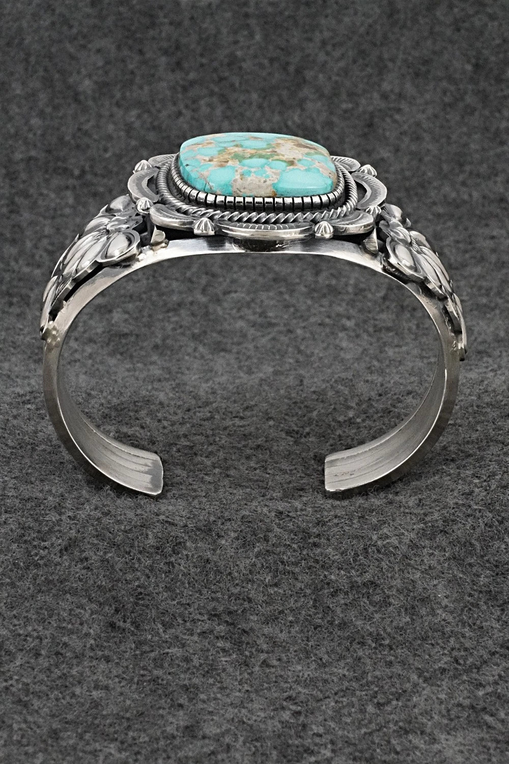 Turquoise & Sterling Silver Bracelet - Hank Vandever
