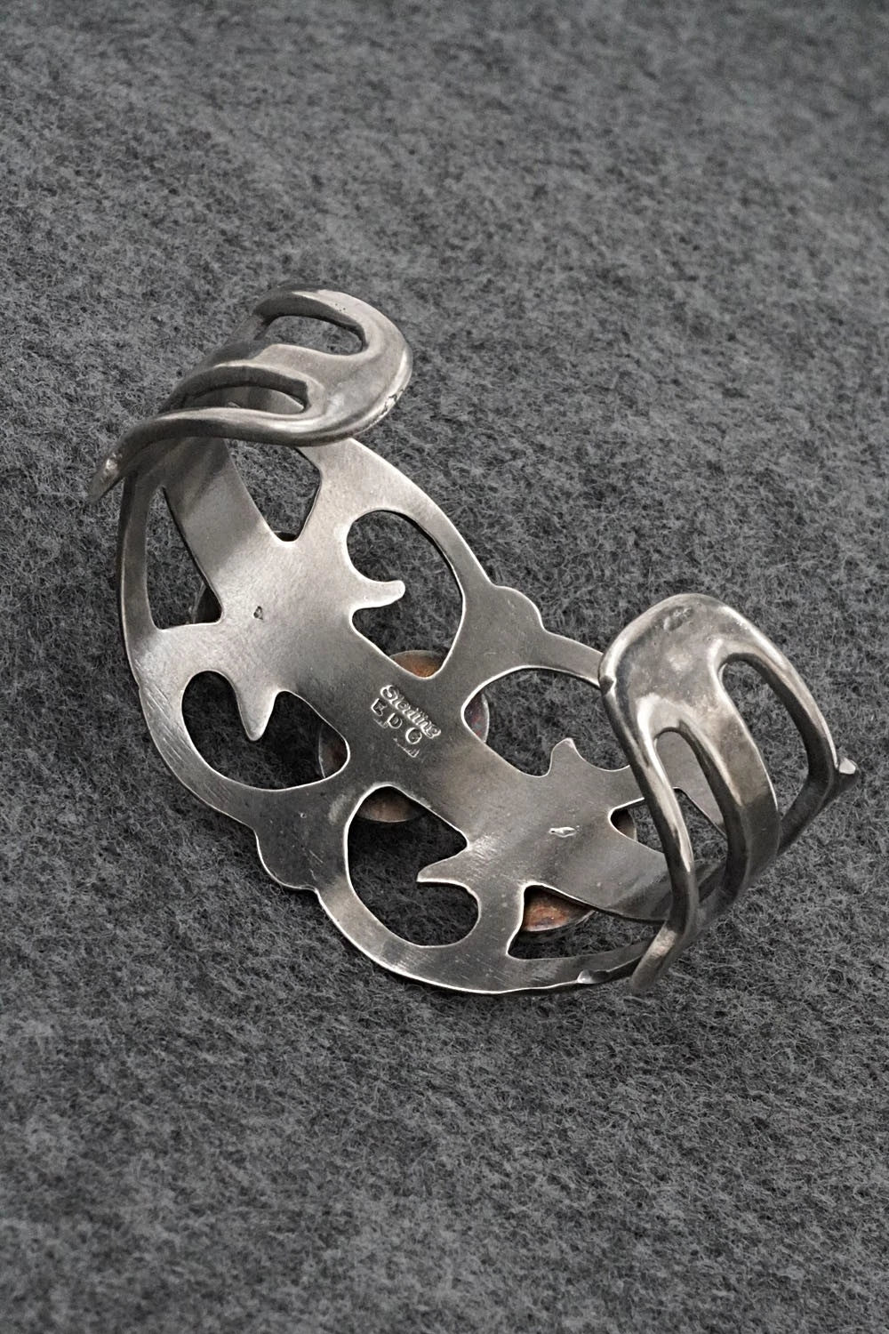 Turquoise & Sterling Silver Bracelet - Eugene Gruber