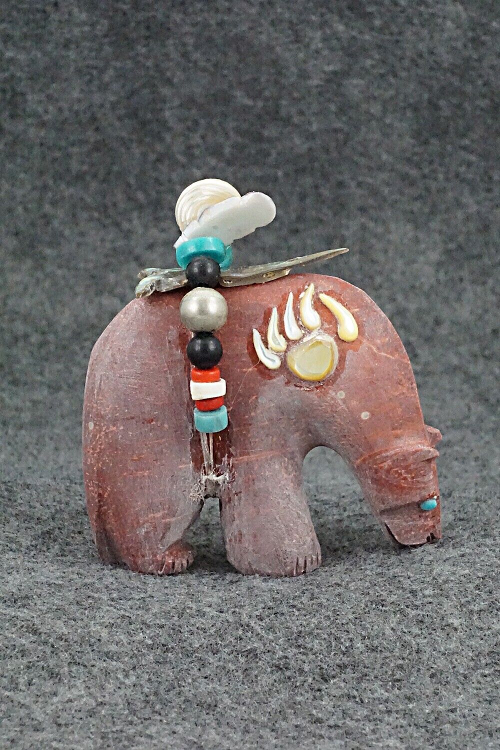 Bear Zuni Fetish Carving - Michael Laweka