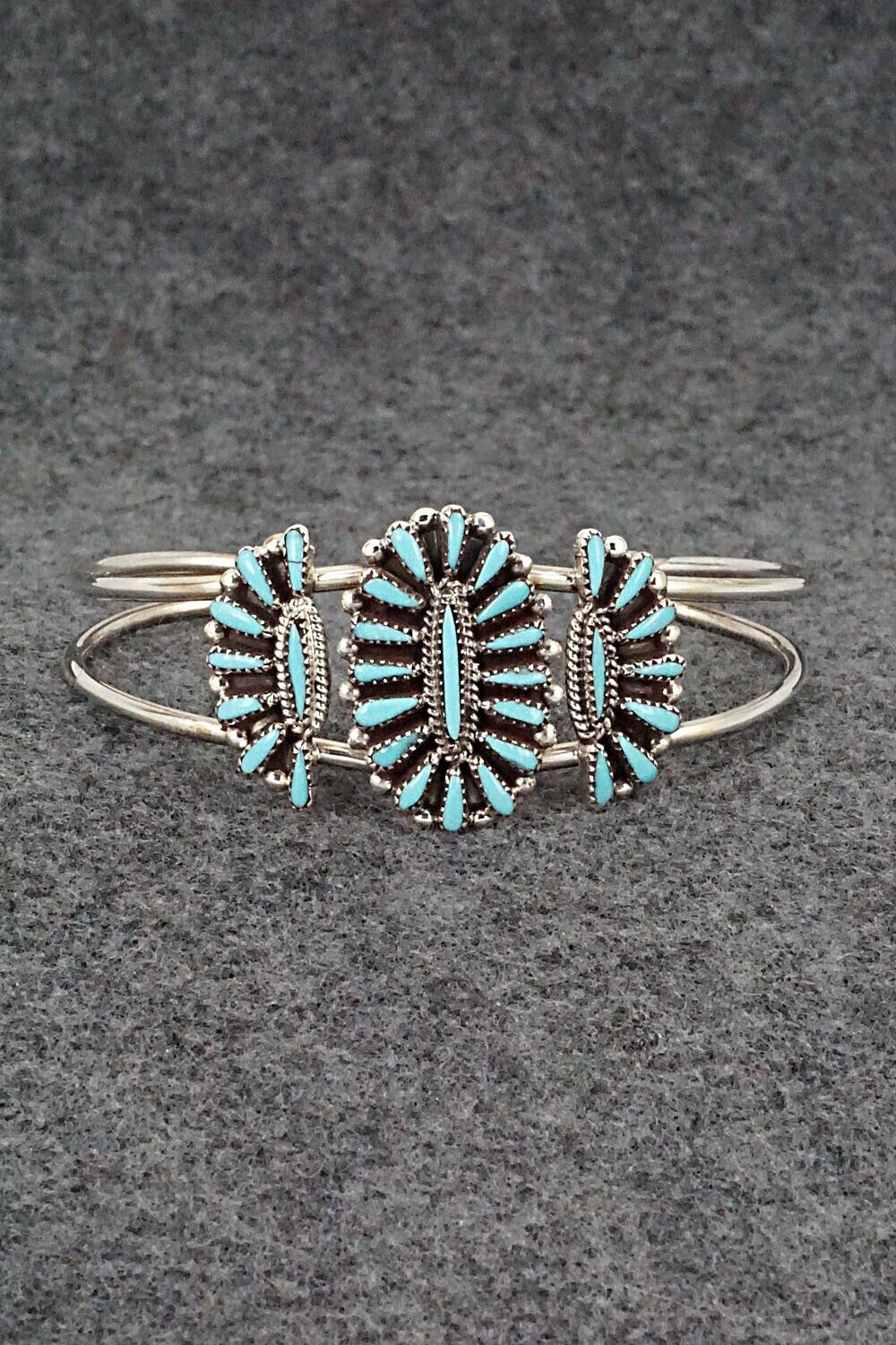Turquoise & Sterling Silver Bracelet - Judy Wallace