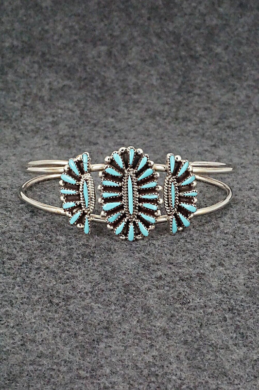 Turquoise & Sterling Silver Bracelet - Judy Wallace