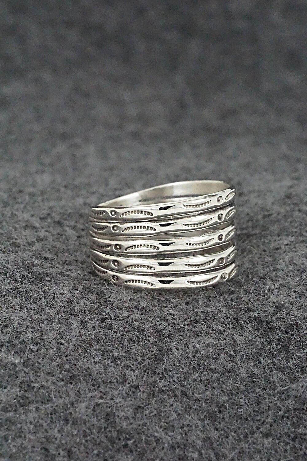 Sterling Silver Ring - Raymond Coriz - Size 9.5