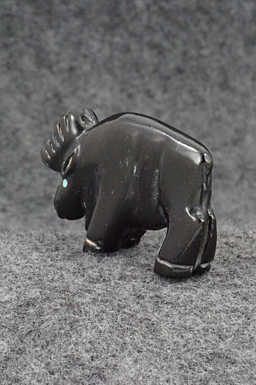 Moose Zuni Fetish Carving - Andres Quandelacy