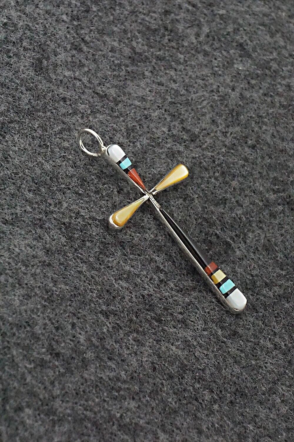 Multi-Stone & Sterling Silver Pendant - Sylvester Noche