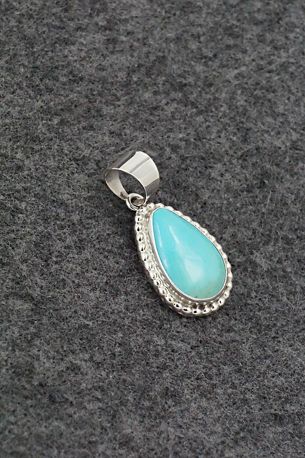 Turquoise & Sterling Silver Pendant - Byron Begay