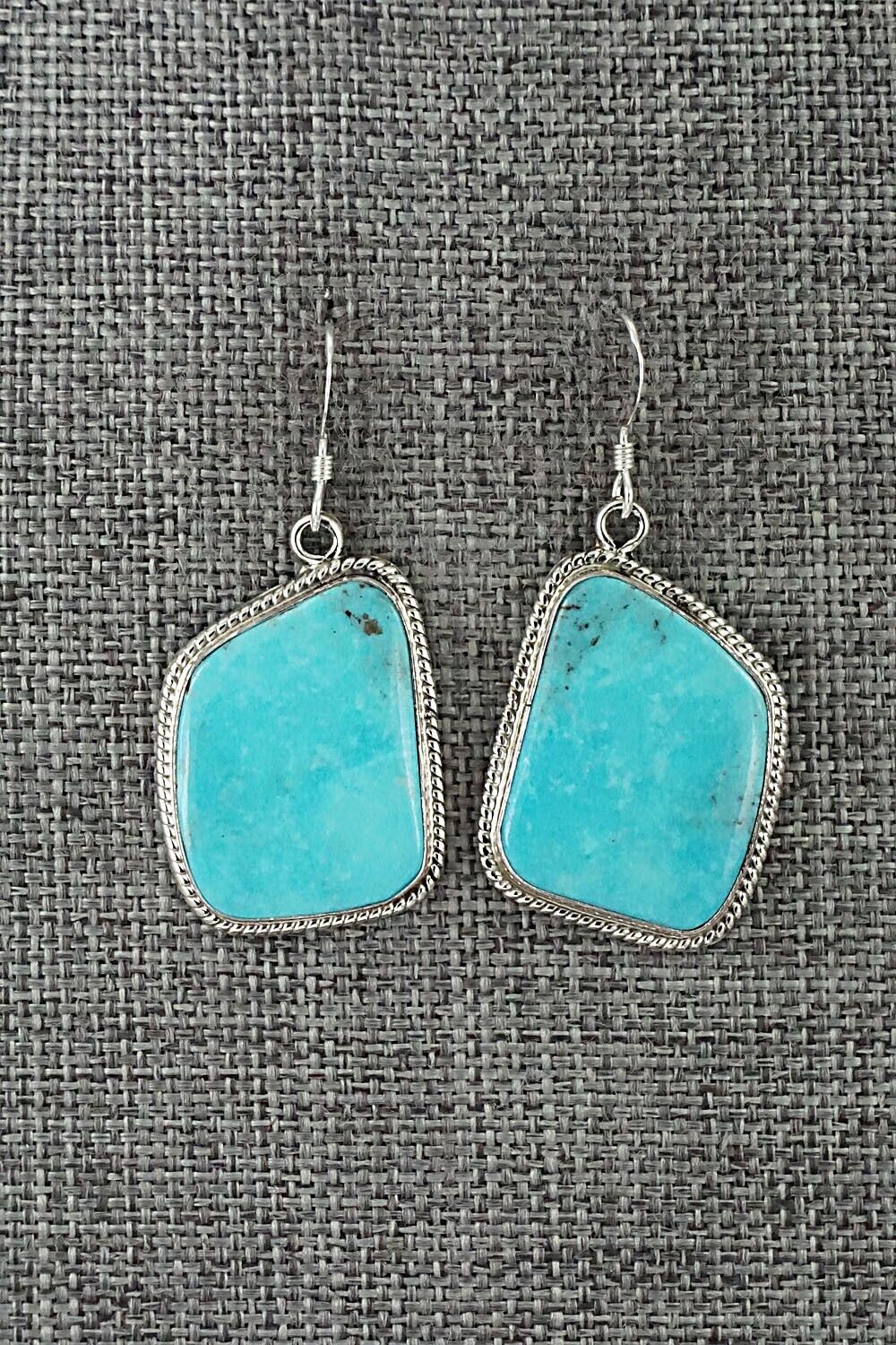 Turquoise and Sterling Silver Earrings - Sharon McCarthy