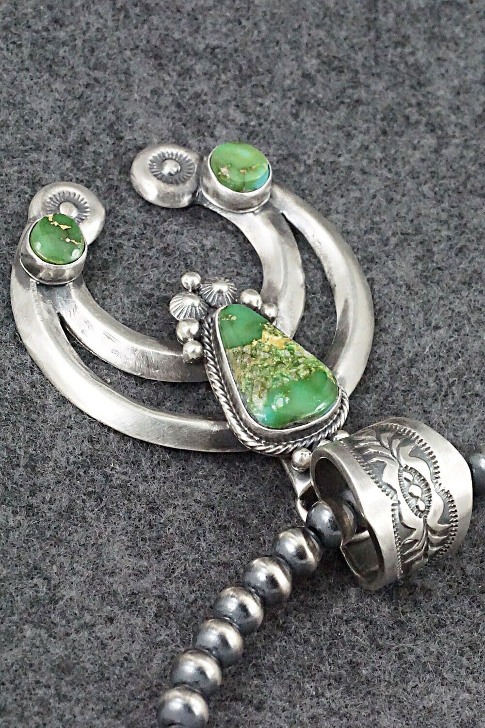 Turquoise & Sterling Silver Necklace - Paige Gordon