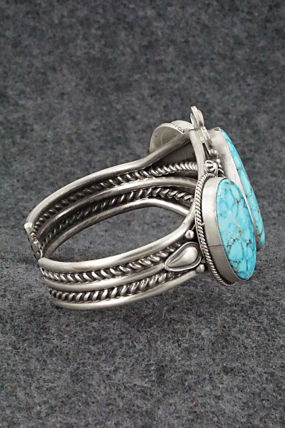 Turquoise & Sterling Silver Bracelet - Derrick Gordon