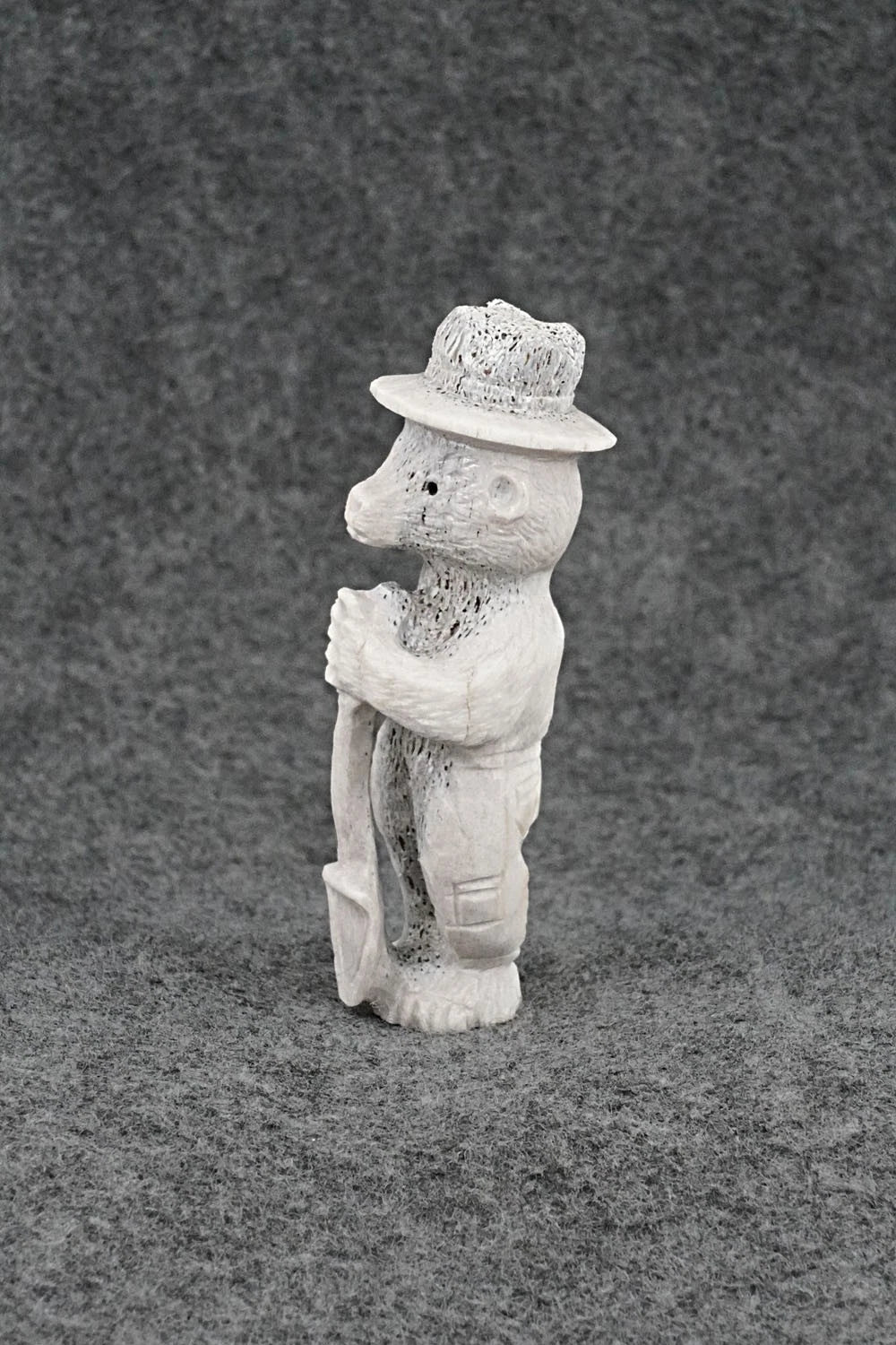 Smokey Bear Zuni Fetish Carving - Chris Peina