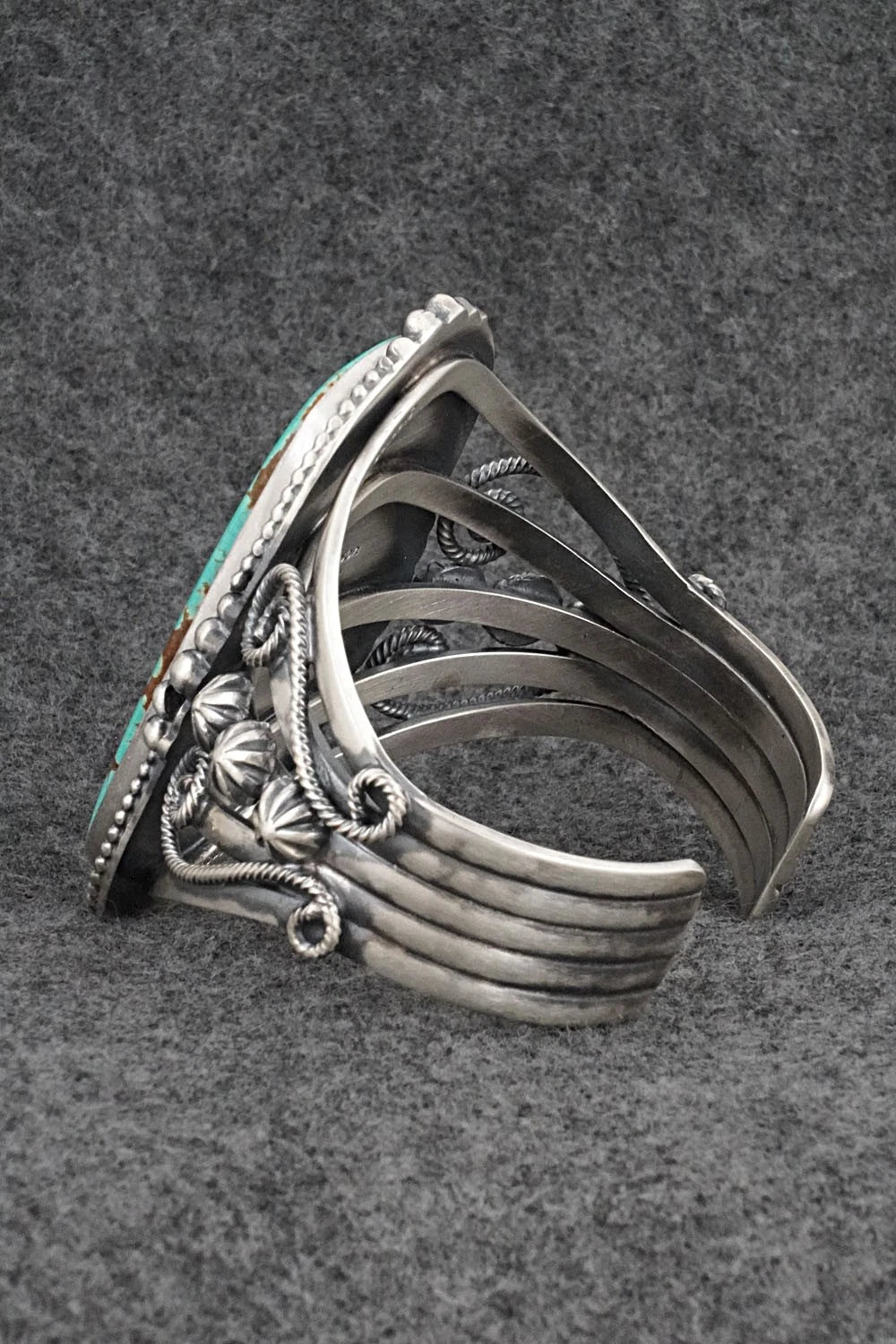 Turquoise & Sterling Silver Bracelet - Bobby Johnson