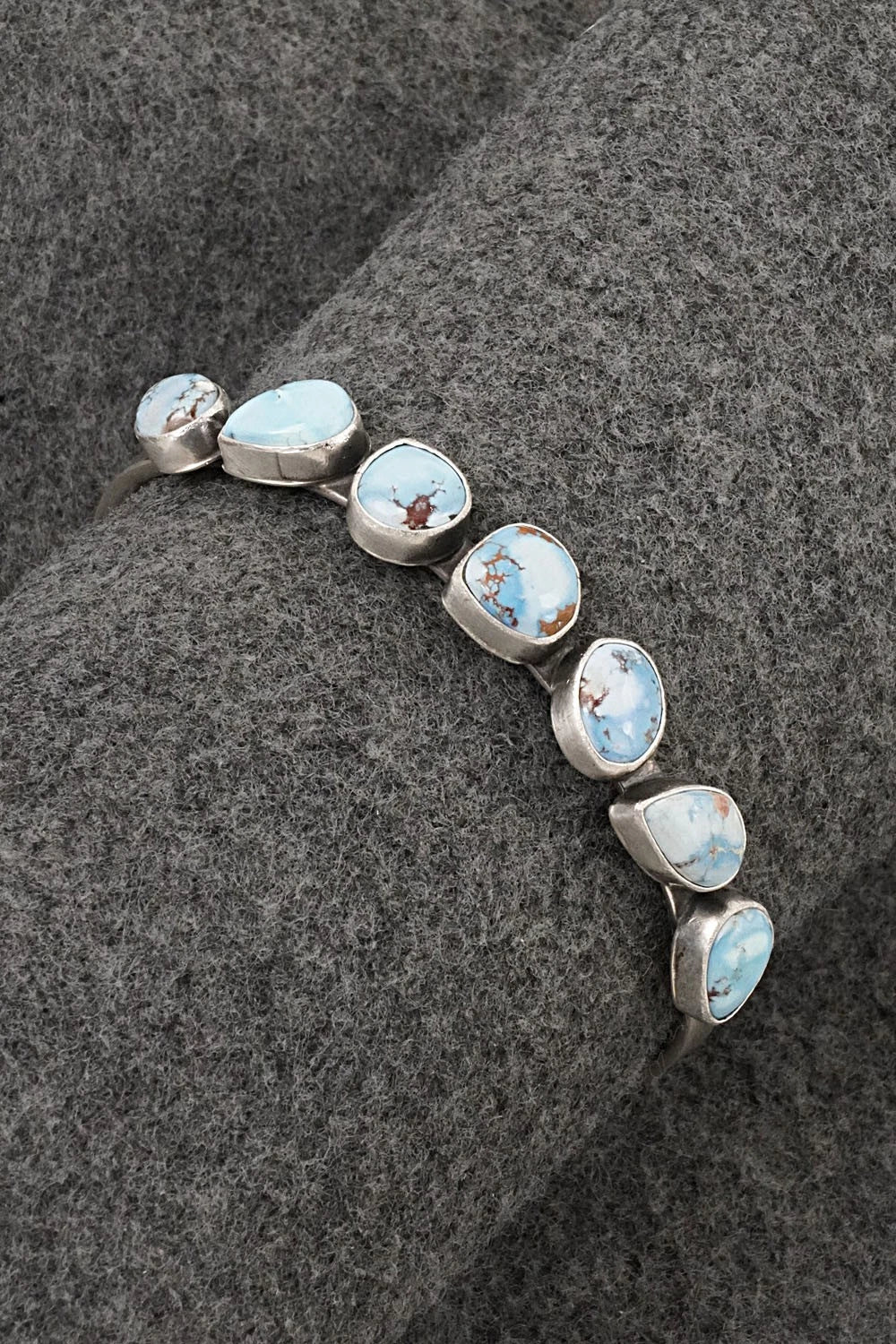 Turquoise & Sterling Silver Bracelet - Verley Betone