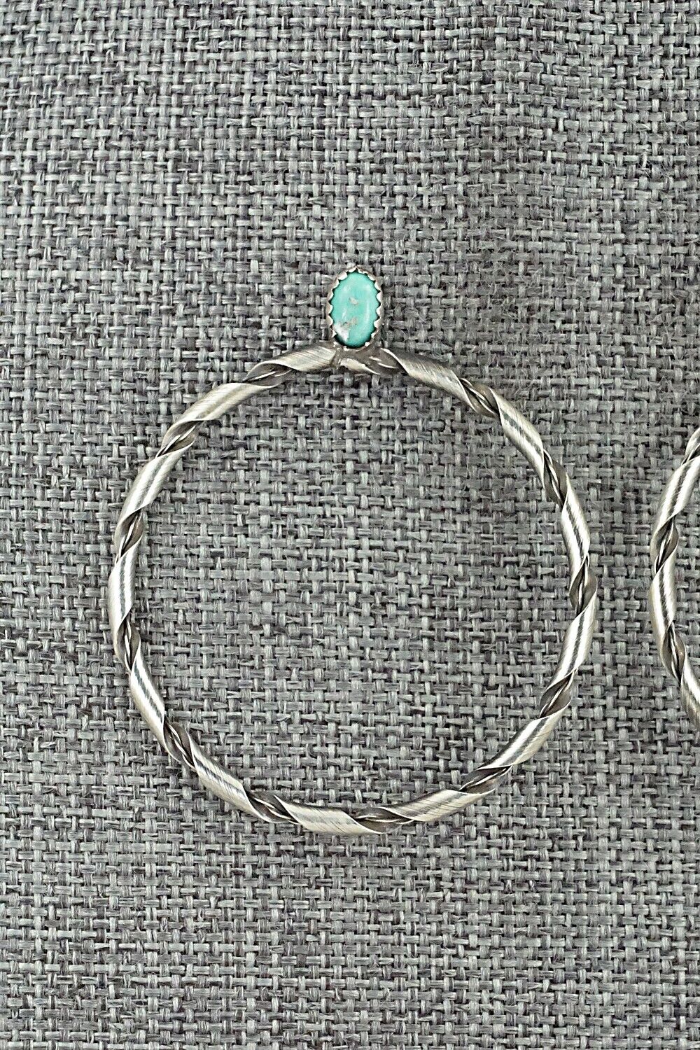 Turquoise & Sterling Silver Earrings - Nashina Tsosie