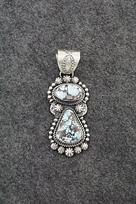 Turquoise & Sterling Silver Pendant - Jeff James