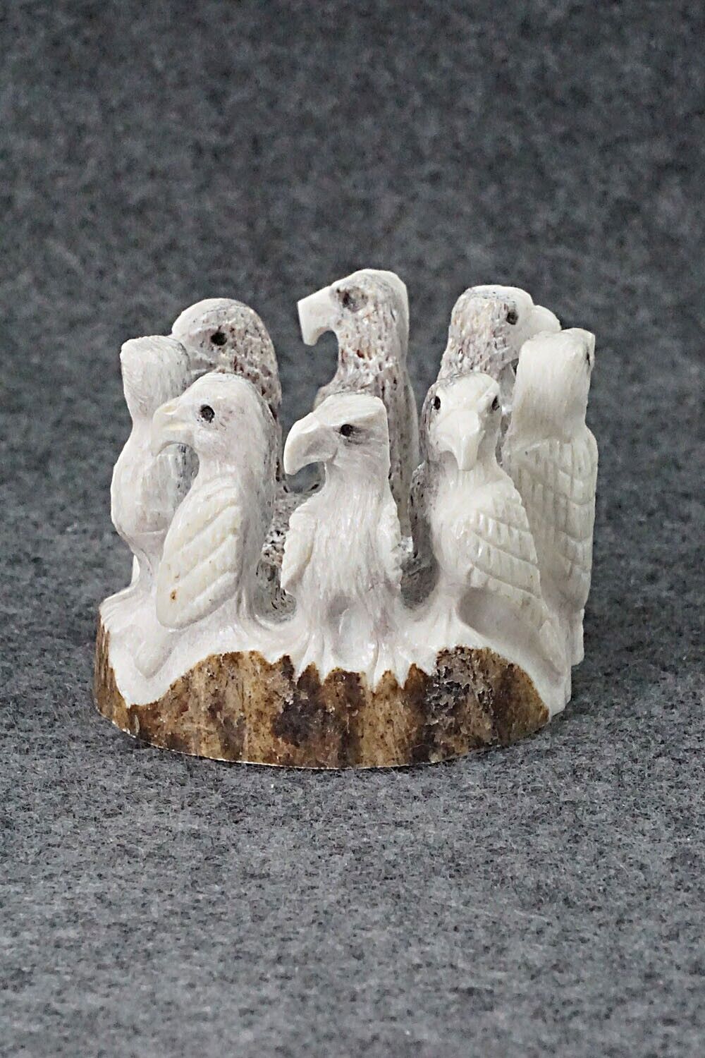 Eagles Zuni Fetish Carving - Chris Peina